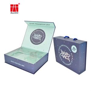 China Folding Packaging Cardboard Boxes Magnetic Closure Gift Box Customized wholesale