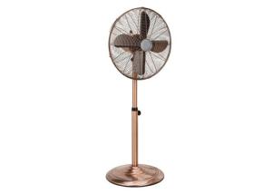 China Customized Retro Floor Fan High Velocity 50W 3 Metal Blades 110V 60Hz wholesale