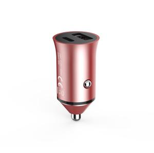 China Double Port A C Max FCC 12V1.5A 36W Cell Phone Car Charger wholesale