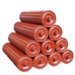 Oil Resistant Rubber Idler Roller Polyurethane Mining Conveyor Roller