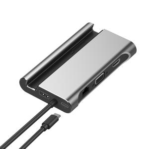 China Grey HUB Extend 3.0 PD VGA Port USB C Docking Station wholesale