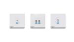 Super Thin RJ45 Network Faceplate 86x86mm Flat Wall Plate
