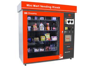 China Touch Screen Mini Mart Vending Machine Business Station Automated Retail Coin / Bill / Card Operated wholesale