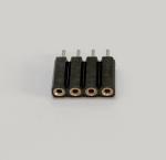 1x4 4 Pin Header Connector Female Pcb 2.54mm