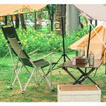 Outdoor Furniture Portable Picnic Recliner Foldable Aluminum 55*72*101cm