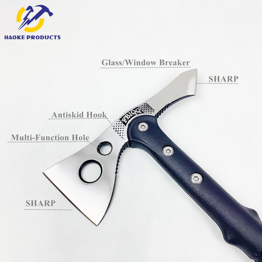 Multi-Function Light Weight Stainless Steel Survival Rescue Axe With Double Sharp Blades