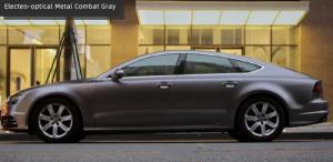 China 140gsm Matte Car Vinyl Wrap Electro Optical Metal Battle Grey Car Wrap Film wholesale