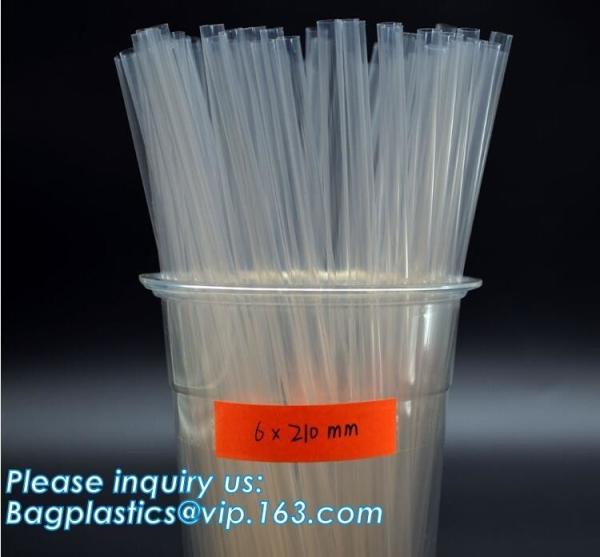 PLA drinking straws made of cornstarch, 100% biodegradable , protecting