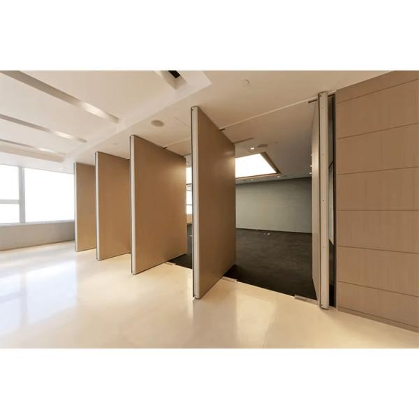 Convention Center Wooden Partition Wall , Wood Panel Partition Wall With
