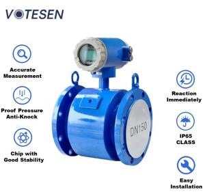 China 316L SS Electromagnetic Flow Meter DN30 Chloroprene Rubber IP68 wholesale
