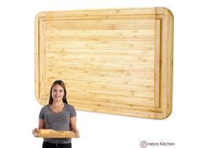 China Eco Friendly Wood Block Chopping Board Large Meat Cutting Board 12''X18''X0.8'' wholesale