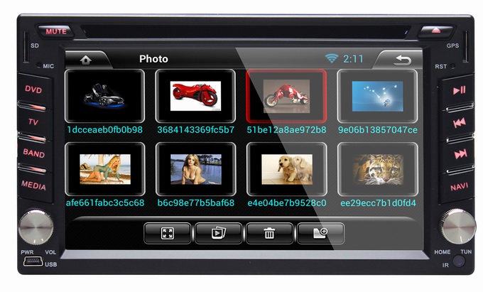 Ouchuangbo Auto Radio Player for Universal Car DVD Android 4.2 Sat Navigation Stereo System OCB-2812B