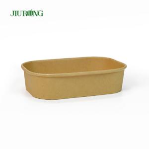 China Waterproof Recyclable Paper Takeaway Bowl 1500ml Food Grade For Salad wholesale