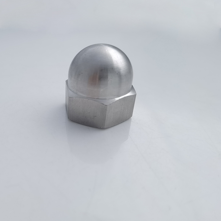 Q 395 Stainless Steel Hex Connecting Domed Acorn Nut Hexagon Acorn Nut Acorn Nuts With Fine Pitch