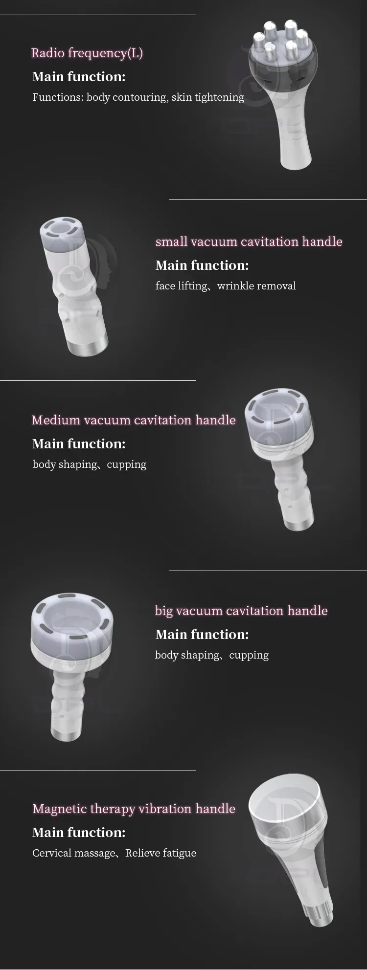 9 In 1 Cavitation Machine 80K Wrinkle Removal Loss Weighte Removes Cellulite For Beauty Salon