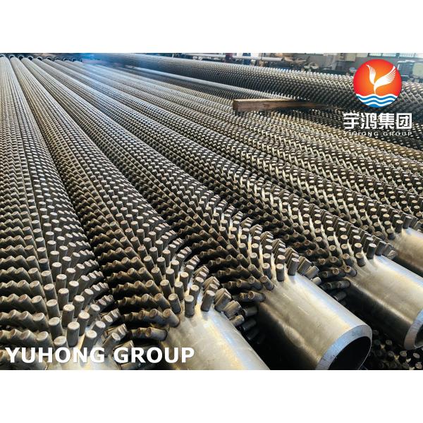 Studded Finned Tube Nailhead Tube For Heat Transfer Boiler Tube Fin Tube For Condenser Air Cooling Tank