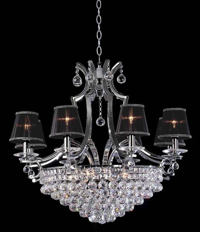 Large Luxury Cascading Crystal Chandelier Light with K9 crystal Ball Fixtures (WH-CY-130)