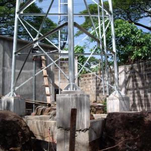 China Hot Dip Galvanized 25m Lattice Tubular Steel Tower wholesale