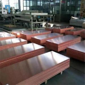 China polished bright Surface Copper Metal Plates C11000 C67400 Material wholesale