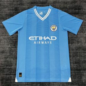 China Blue Twill Football Team Jersey 100% Polyester Fiber Fan Durable wholesale