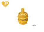 Heavy Duty Mini Bulldozer Track Rollers / Carrier Rollers Wear Resistance
