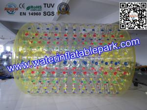 China Grass / Ground Inflatable Ball To Roll In , Human Rolling Ball wholesale