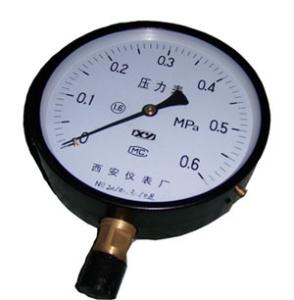 China Bourdon tube pressure gauges Y-60 wholesale