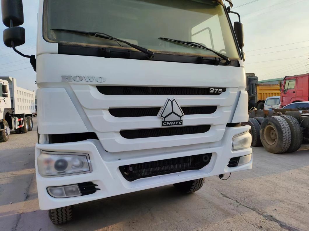 351-450HP Sinotruck HOWO 6*4 White Dump Truck Secondhand Truck 10wheeler