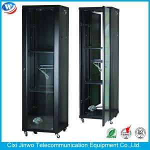 China Glass Vented Door Floor Network Cabinet 19 Inch 42U NC Series wholesale