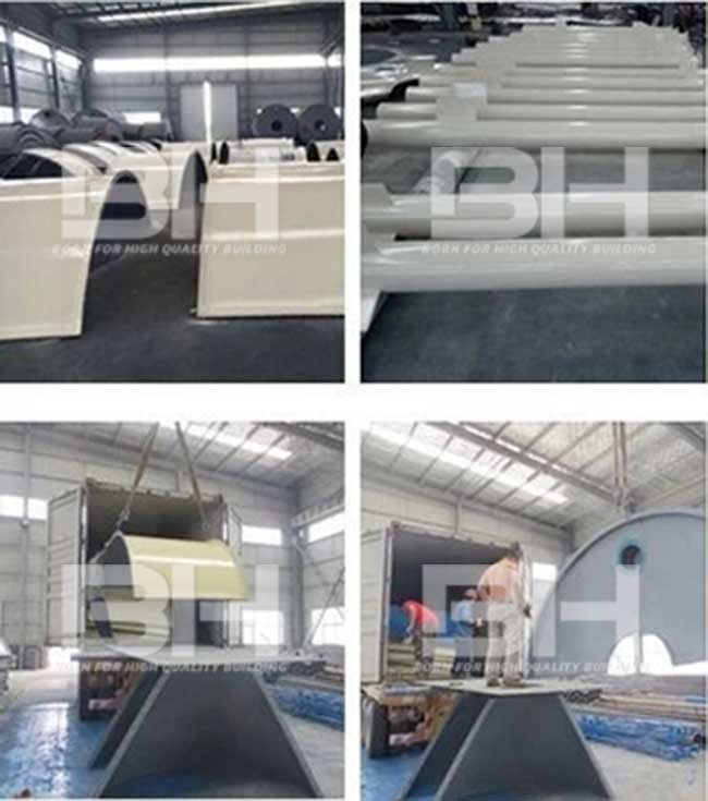 Moisture Proof Cement Storage Silo / Tank Various Capacity Optional
