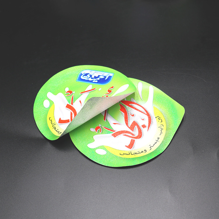 117mm 12oz 16oz Embossing Yogurt Foil Lid Heat Seal Lacquer