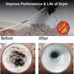 Nylon 16 Feet Chimney Cleaning Brush 0.9KG For Dryer Vent Cleaning