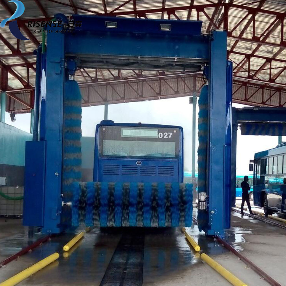 Rollover Bus / Truck Wash Machine For Hop-Dig Galvanized Coated Vehicles