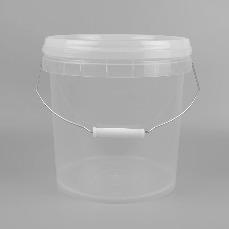 25*23*27cm Transparent Plastic Bucket 10L Plastic Bucket With Lid