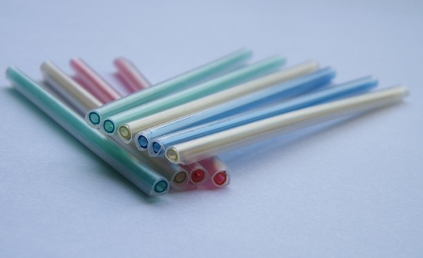 Fiber Optic Splice Protection sleeve , Single Optical Fiber Fusion Splice Protectors