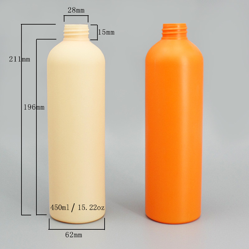 Orange HDPE 450ml Plastic Trigger Spray Bottles