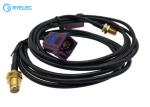 Fakra D Female Jack to SMA Female RG174 Cable Coaxial Pigtail Auto Radio Antenna