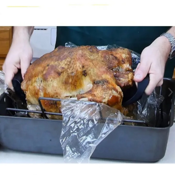 Durable PET Turkey Oven Roasting Bag Food Grade Temperature Heat