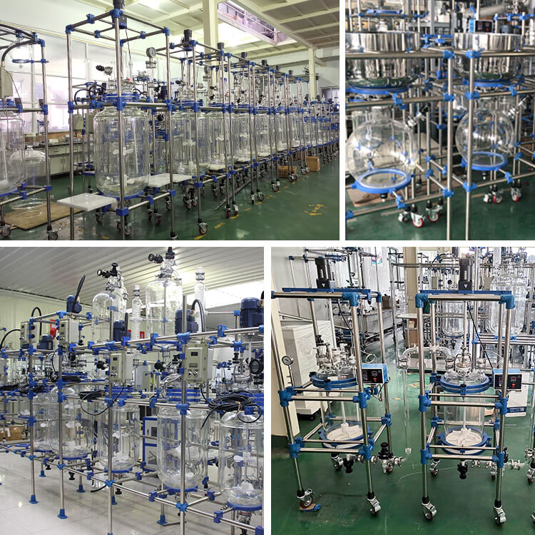 Crystallization Glass & Stainless Steel Reactor TOPTION China