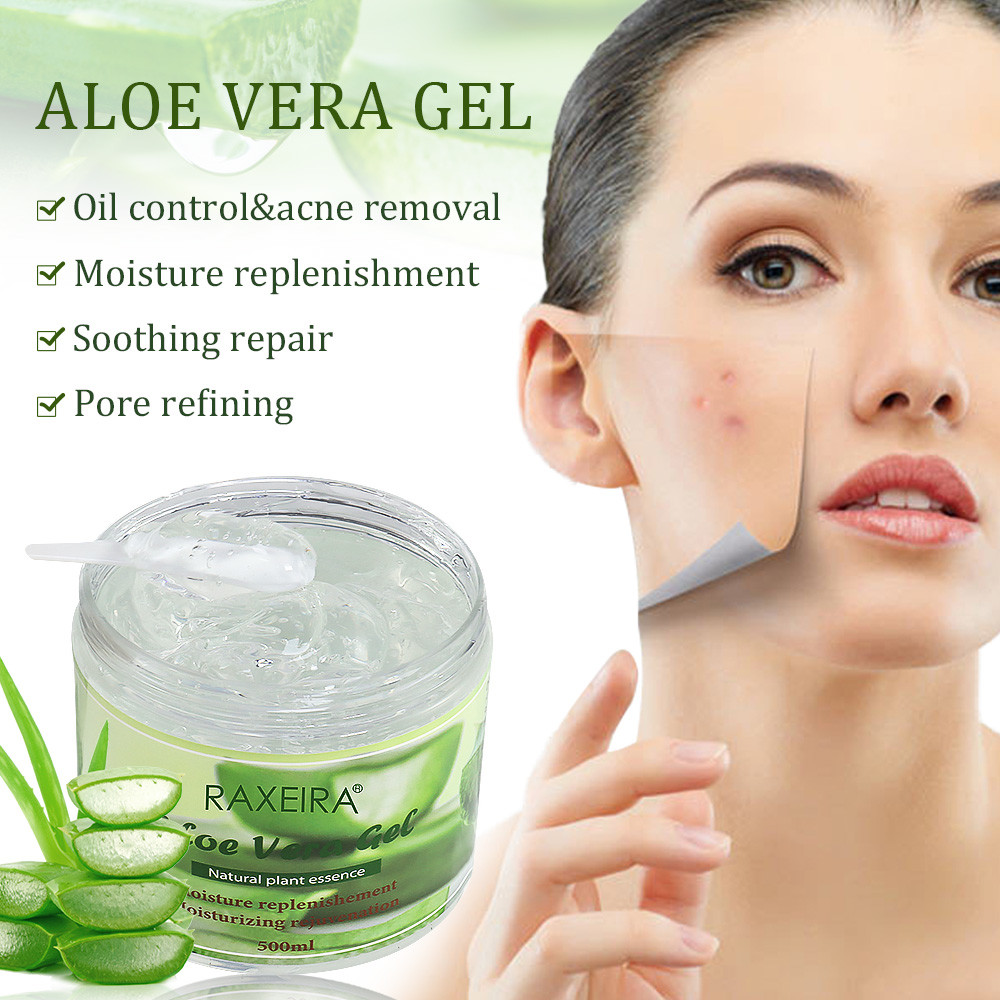 Private Label 100% Natural Organic Moisturizing, Whitening And Brightening Aloe Vera Gel 500ml