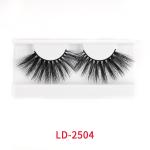 Synthetic Fibres 25mm Faux Mink Natural Lashes Vegan Friendly