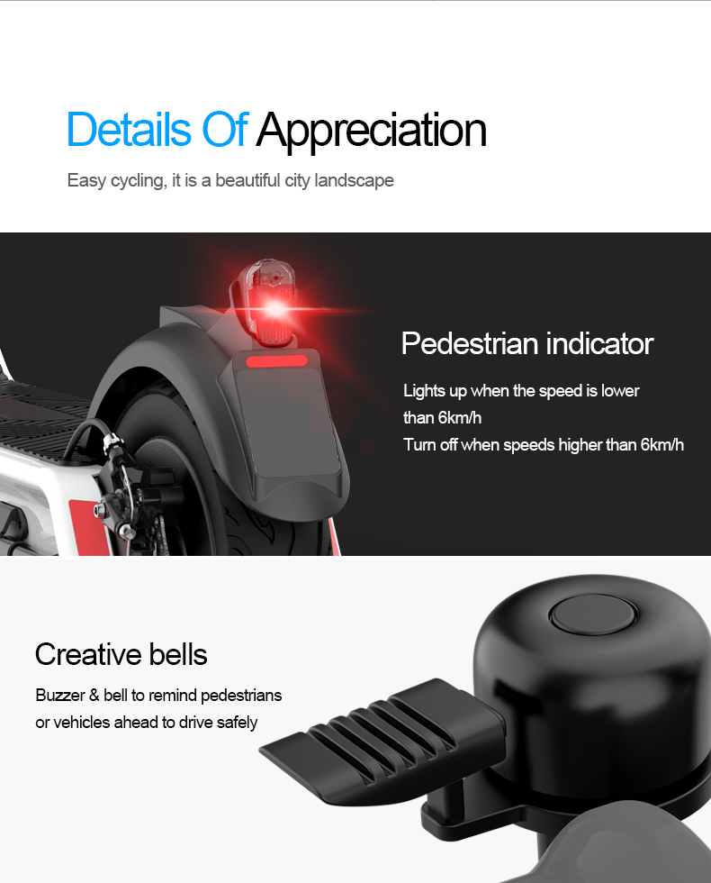 X9 E-scooter Folding Electric Scooter 16.5Ah 850w 10inch Long Range Motorcycle Charger DC42V/2A Waterproof level IP54 EU US Warehouse