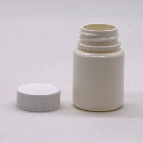 Pill Capsule Tablet 40CC Bottle with Screw Cap HDPE Material Custom Label Printing