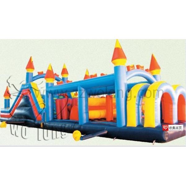 inflatable sports obstacle course, outdoor obstacle course