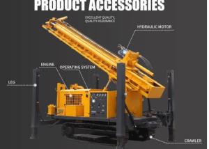 China OEM 350 Meters 140kw Pneumatic Borewell Machine 1 Year Warranty wholesale