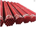 UL FM Plastic Lining Steel Pipe Fire Sprinkler Piping Red Black Painted Steel
