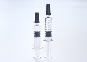 China 1ml Standard Lure Glass Prefilled Syringes With Soft Protecting Cap wholesale