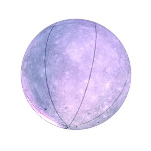 China LED PVC White Waterproof Large Moon Balloon Inflatable Advertising wholesale