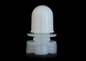 China Peculiar Type Oval Plastic Spout Caps 12mm For Hair Beauty Paste Pouch wholesale
