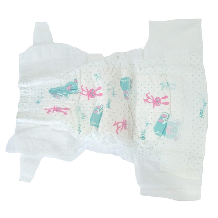 Non Woven Topsheet 3D Leak Protection Disposable Baby Diapers